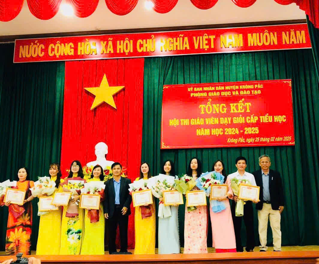 💐Hội thi GVDG cấp huyện năm học 2024-2025 thành công tốt đẹp!  💐Xin chúc mừng tập thể nhà trường đạt giải Ba toàn đoàn! 💐Chúc mừng nhà giáo Trần Minh Viễn đạt giải Nhất! 💐Chúc mừng hai nhà giáo Mai Thị Thuỳ Dung và Phạm Thị Thanh Tâm đạt giải Khuyến khích! — đang ￼cảm thấy hạnh phúc cùng với Châu Hồng Nhiên và 8 người khác.
